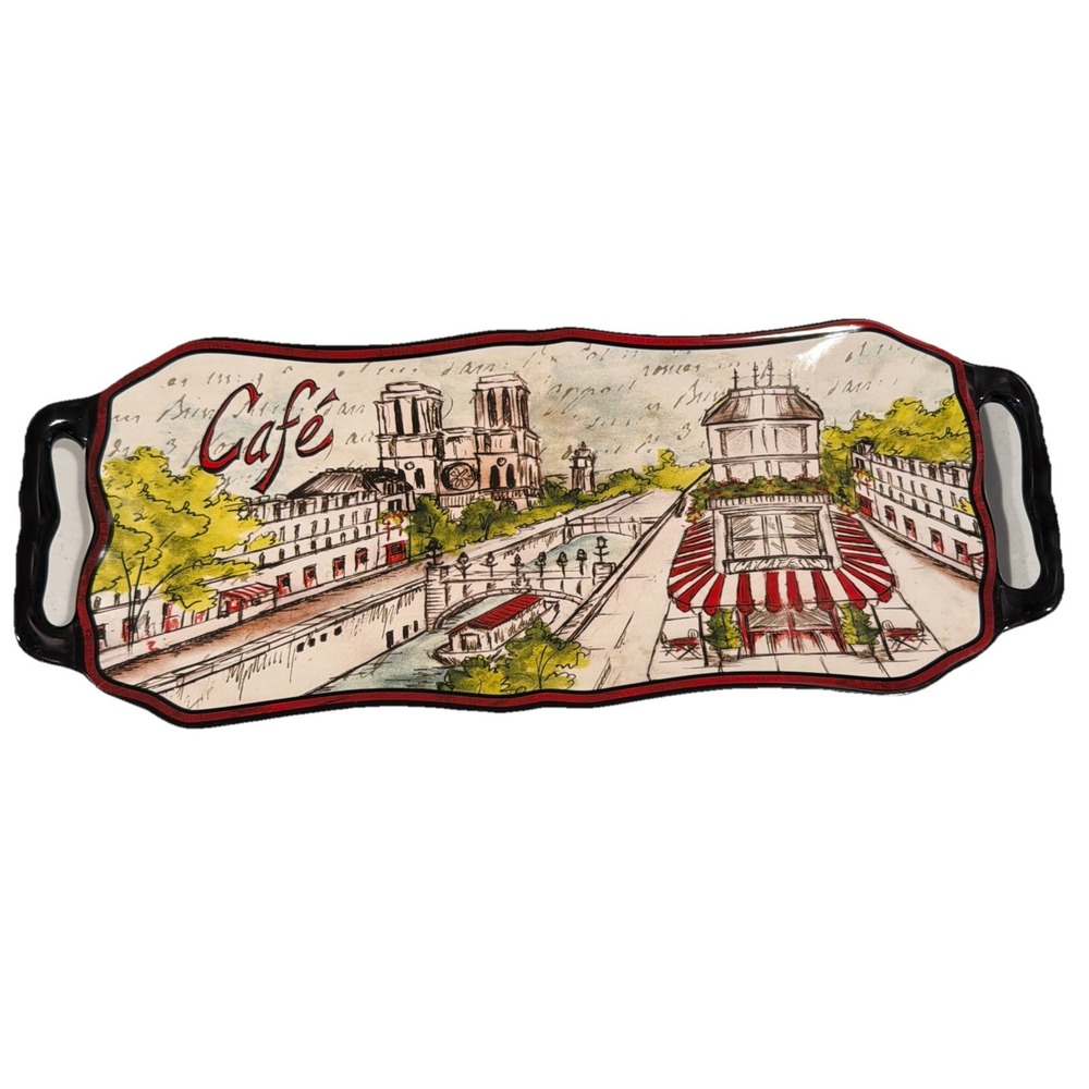 Certified International Tre Sorelle Studios Paris Bistro Tray F13